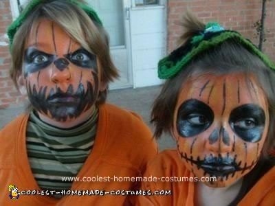 Homemade Jack-O-Lantern Costumes