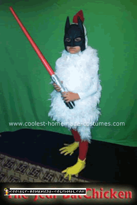 Homemade Jedi Bat Chicken Costume