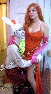 Homemade Jessica and Roger Rabbit Couple Costume