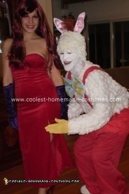 Homemade Jessica and Roger Rabbit Halloween Costume