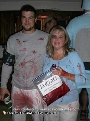 Homemade John and Lorena Bobbitt Couple Costume