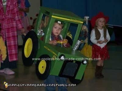 Homemade John Deere Tractor Costume