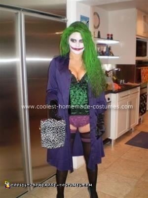 Homemade Jokeress Halloween Costume