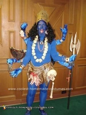 Homemade Kali Goddess of Chaos Costume