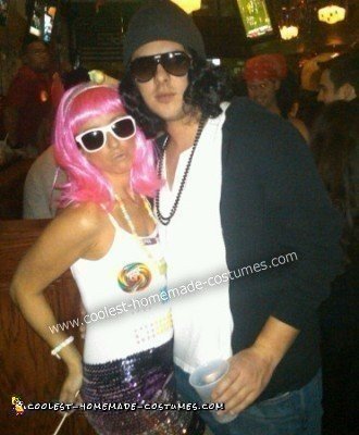 Homemade Katy Perry and Russell Brand Couple Costume