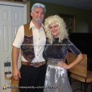 Homemade Kenny Rogers and Dolly Parton Couple Costume