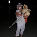 Homemade KFC Colonel Sanders and Baby Chicken Couple Costume