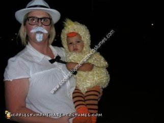 Homemade KFC Colonel Sanders and Baby Chicken Couple Costume