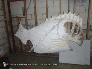 Homemade Killer Fish Halloween Costume Idea