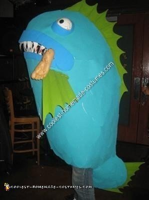 Homemade Killer Fish Halloween Costume Idea