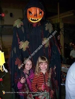 Coolest Homemade Killer Pumpkin Scary Halloween Costume