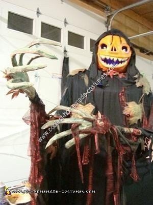 Homemade Killer Pumpkin Scary Halloween Costume