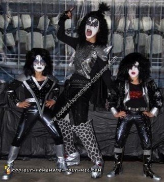 Homemade KISS Costumes