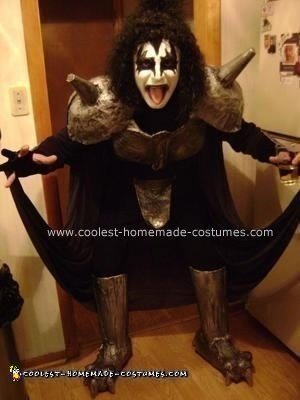 Homemade KISS Demon Costume