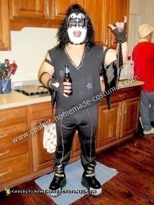 Homemade Kiss Demon Costume