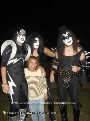 Homemade Kiss Gene Simmons Group Costume