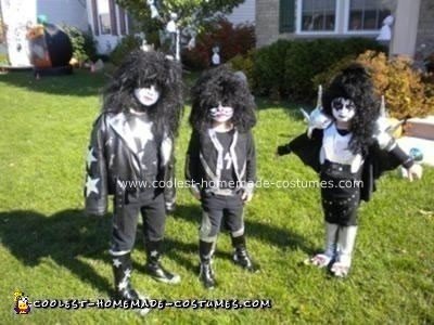 Homemade KISS Group Costume