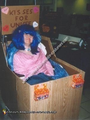 Homemade Kissing Booth Wheelchair Costume