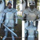 Homemade Knight In Shining Cardboard Costume
