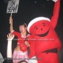 Homemade Kool Aid Man and Kool Aid Girl Costumes