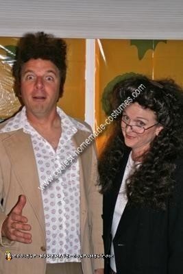 Homemade Kramer and Elaine from Seinfeld Couple Costume