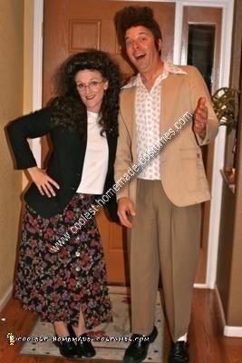 Homemade Kramer and Elaine from Seinfeld Couple Costume