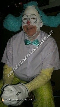 Homemade Krusty the Clown Halloween Costume