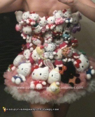 Homemade Lady Gaga Hello Kitty Costume