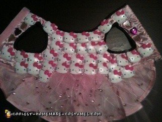 Homemade Lady Gaga Hello Kitty Costume