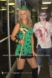 Homemade Lady Riddler Costume