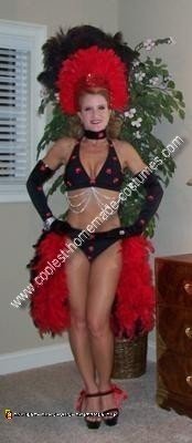 Homemade Las Vegas Showgirl Costume