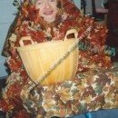 Homemade Leaf Pile Wheelchair Costume