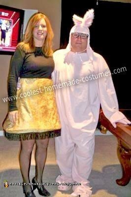 Homemade Leg Lamp and Ralphie from A Christmas Story Costumes