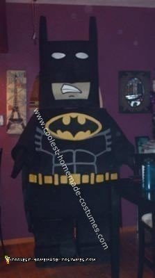 Homemade Lego Batman Halloween Costume