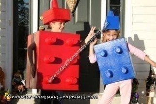 Homemade Lego Blocks Costume