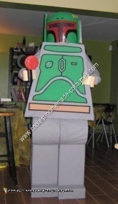 Homemade Lego Boba Fett Halloween Costume