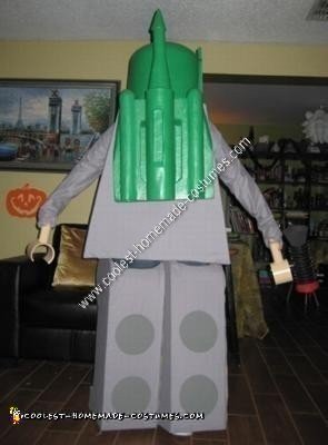 Homemade Lego Boba Fett Halloween Costume