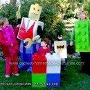 Homemade Lego Family Halloween Costume