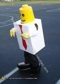 Homemade Lego Man Costume