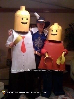 Homemade Lego Minifig Men Costumes