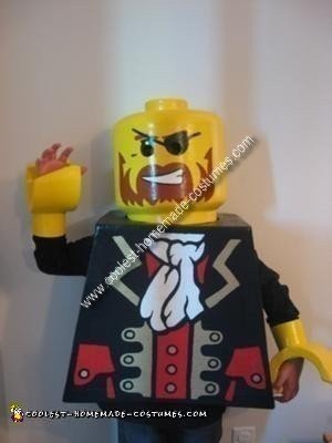 Homemade Lego Minifig Pirate Costume