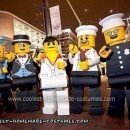 Homemade Lego Minifigures Group Costume