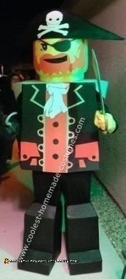 Homemade Lego Pirate Costume