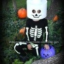 Homemade Lego Skeleton Children's Costume