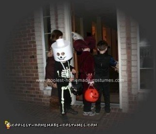 Homemade Lego Skeleton Children's Costume