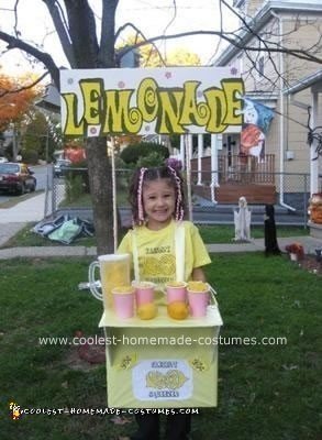 Homemade Lemonade Stand Costume