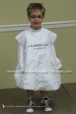 Homemade Leukocyte and the Germ Costume