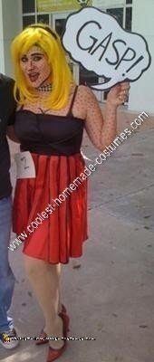 Homemade Lichtenstein Comic Book Pop Art Costume