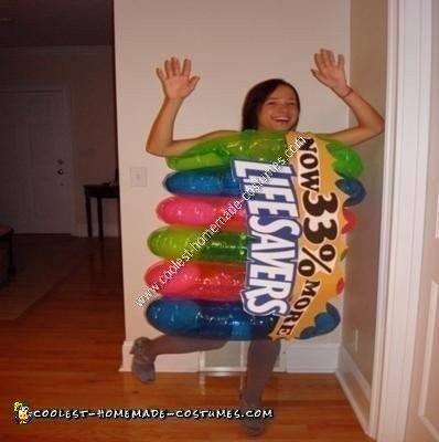 Homemade Lifesavers Halloween Costume