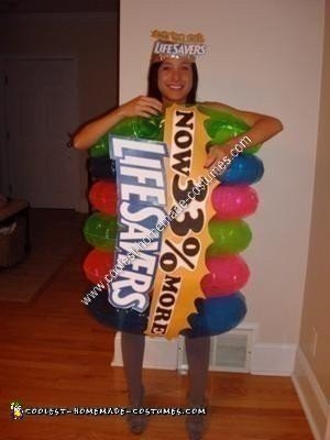 Homemade Lifesavers Halloween Costume